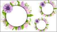 Frontire fleurs 02 - matriel vecteur