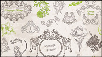 Motif de dentelle classique 02 - matriel vecteur
