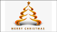 Creativo rbol de Navidad 09 - vector de material