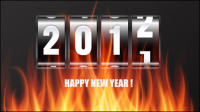 2012 WordArt fond 01 - vecteur matriel