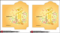 Anne du modle dragon enveloppe rouge 08 - matriel vecteur