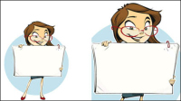Personnages de dessins anims 04 - vectorielle
