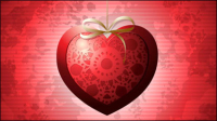 Exquisite Saint-Valentin carte de voeux du jour 01 - matriel vecteur
