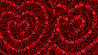 Corazones de San Valentn fondo 01 - vector de material