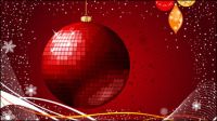 La boule de Noël fond exquise 03 - matriel vecteur