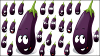Lgumes Cartoon expression 02 - matriel vecteur