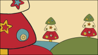Dessin anim fond motif de Noël 03 - matriel vecteur