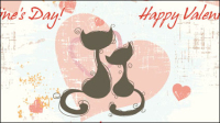 Animal cartoon background 02 - matriel vecteur