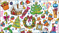 Ilustracin de Navidad - Vector