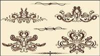 Motif de dentelle de style europen 03 - matriel vecteur