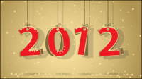 2012 WordArt fond 04 - vecteur matriel