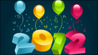 2012 WordArt fond 02 - vecteur matriel