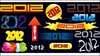 2012 caractres design - vecteur matriel