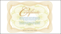 Mention logieuse Certificat 05 - matriel vecteur