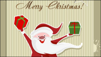 Cartoon Santa Claus 04 - matriel vecteur