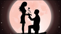 Cartoon couple 03 - matriel vecteur