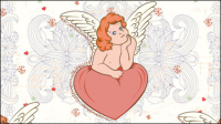 Angel illustrator 03 - vector material