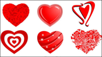 Hearts - vecteur matriel