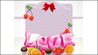 Mignon Valentine Design 01 - matriel vecteur