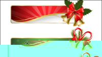 Christmas exquisite elements 02 - vector material
