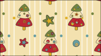Noël de bande dessine de fond 04 - vecteur matriel