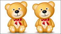 Teddy Bear 01 - matriel vecteur