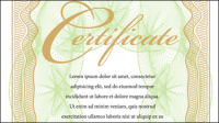 Certificat de mention logieuse 02 - matriel vecteur