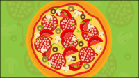 Pizza illustrateur 02 - matriel vecteur