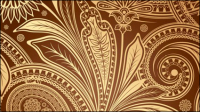Continental exquis motif de fond 04 - vecteur matriel