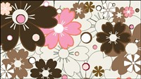 Motifs floraux 02 - vecteur matriel