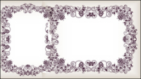 Beaux frontire de motif 05 - matriel vecteur