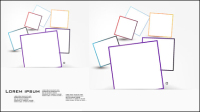 Bordure colore - vecteur matriel