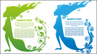 Belle silhouette modle 01 - matriel vecteur