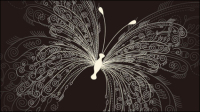 Beau papillon modle 01 - matriel vecteur