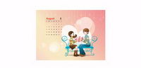 Calendrier vecteur matriel