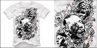 t-shirt design Vector matriel