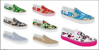 Canvas shoes, vecteur