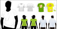 T-shirt modle vectoriel