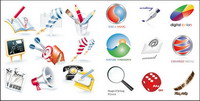 Des livres, des roquettes, des brosses, des cibles, tableau noir, les petites