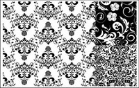 Continental continuous background vector