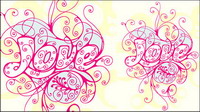 amour matriel vecteur Pattern