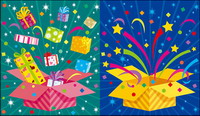 Boîte-cadeau, boîtes, cartons, caisses d