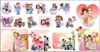 Lover, kiss, gâteau de mariage, cadeaux, Butterfly Festival