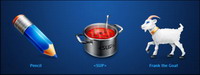 Utilisateurs, des rôles, de chvre, de crayons, de la soupe, cuisine png icon