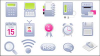 Personnel cartes, badges, rveil, bouton RSS
