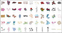 Flower pattern vector material (paragraph 71)