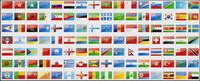 Banderas nacionales y la bandera regional png icono