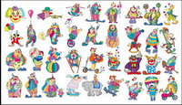 Clown Organisation matrielle Vector