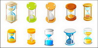 Hourglass vecteur icône matriel