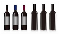 Vin rouge de bouteilles